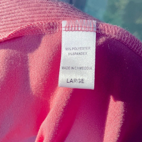 MUK LUKS the original open front cardigan size L. L/S in dusty rose color. EC - Picture 11 of 11